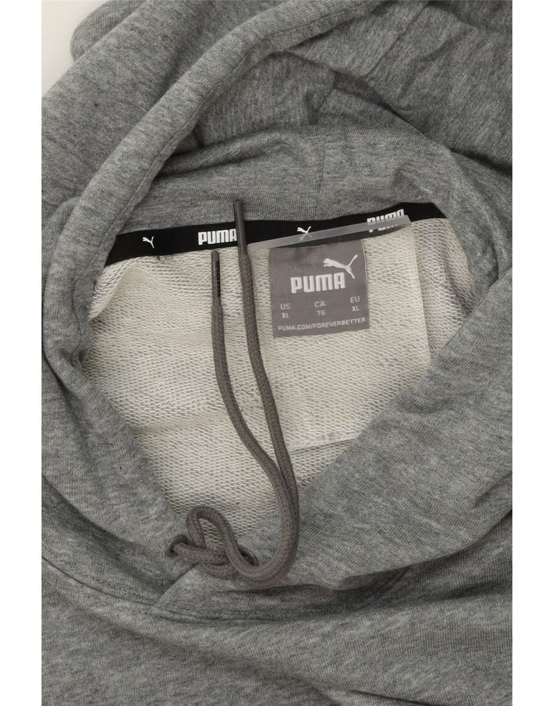 PUMA Mens Hoodie Jumper XL Grey Vintage Puma and Second-Hand Puma from Messina Hembry 