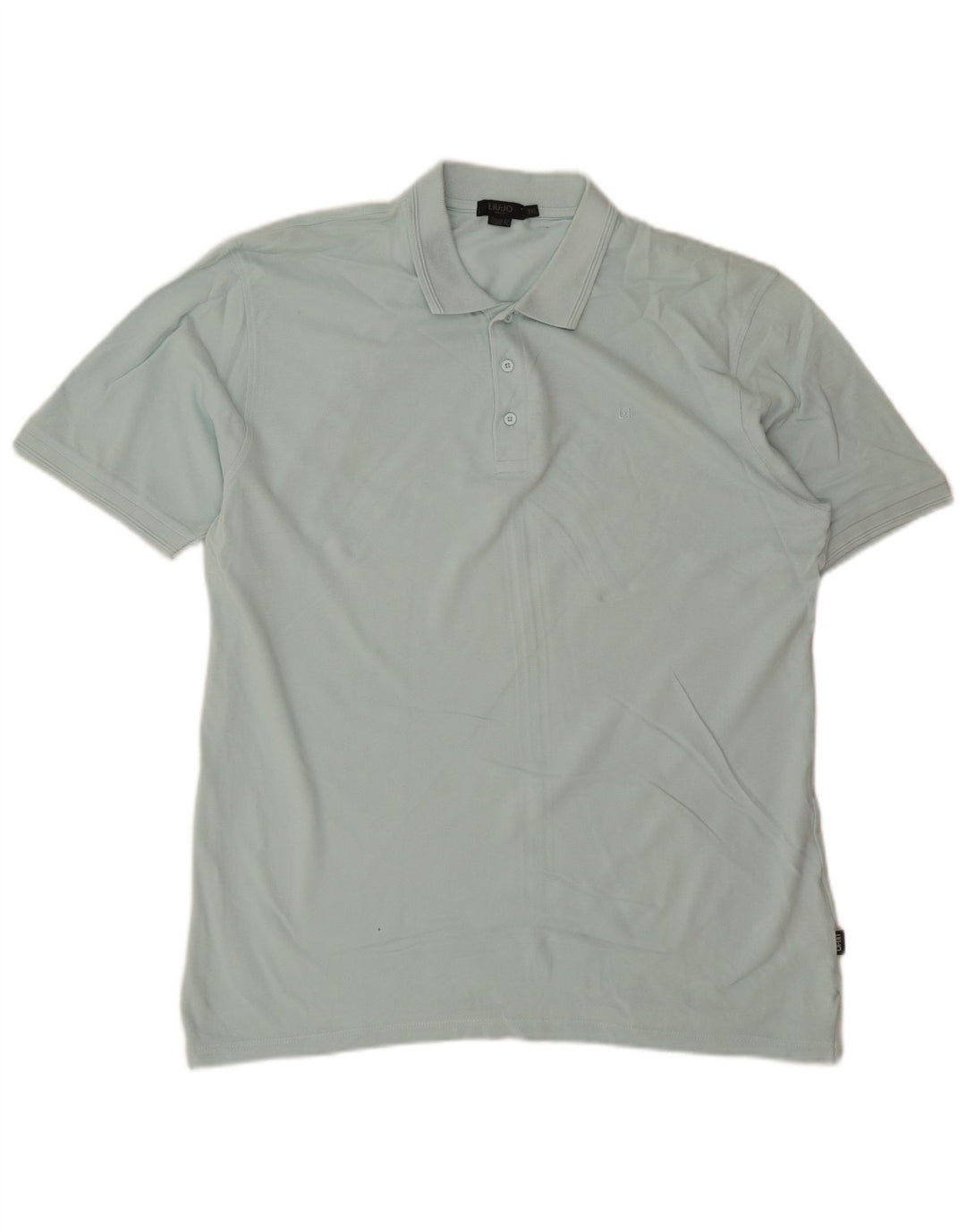 Liu Jo Mens Polo Shirt 3XL Blue Cotton
