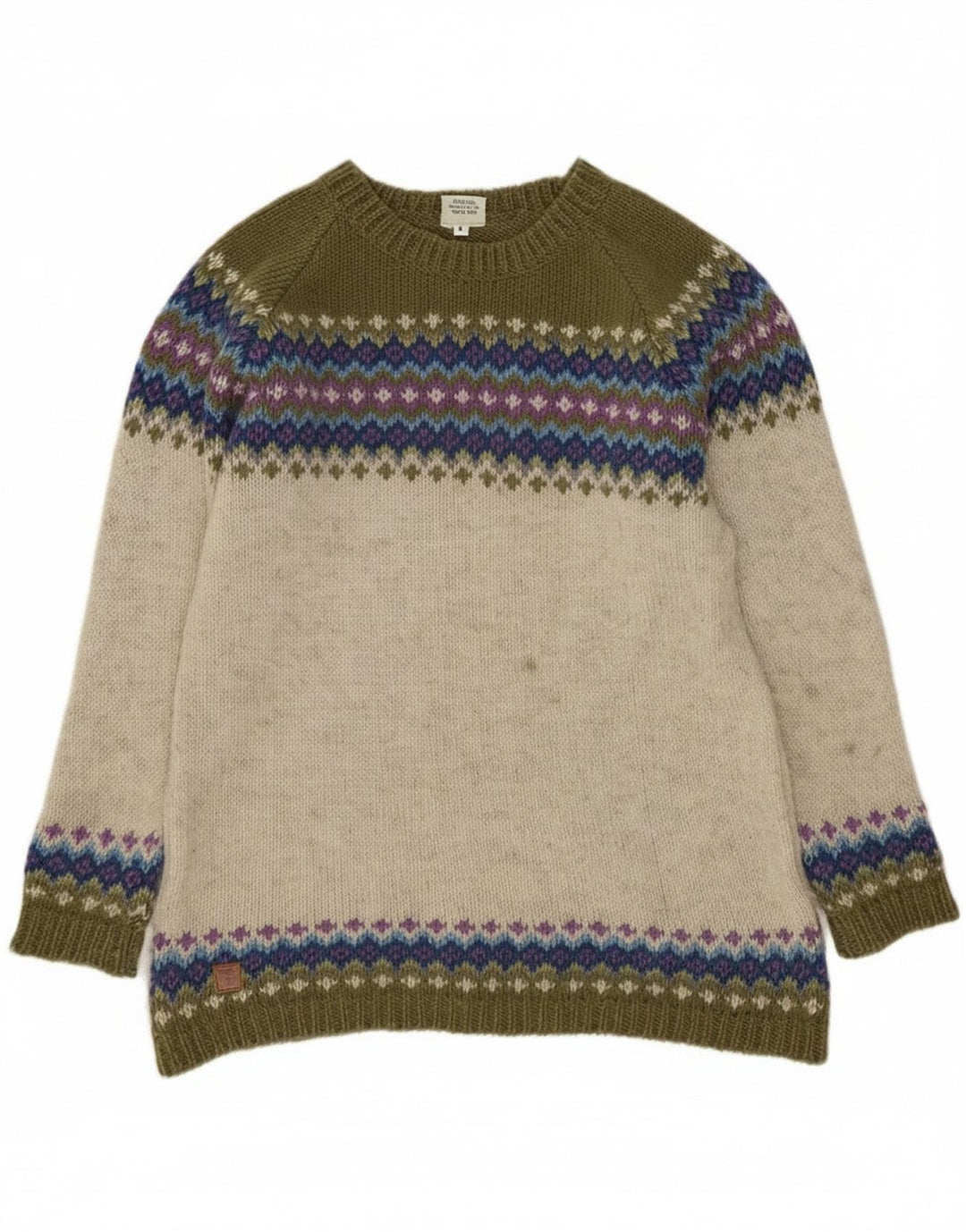 Pachamama Womens Boat Neck Jumper Sweater UK 16 Large Multicoloured