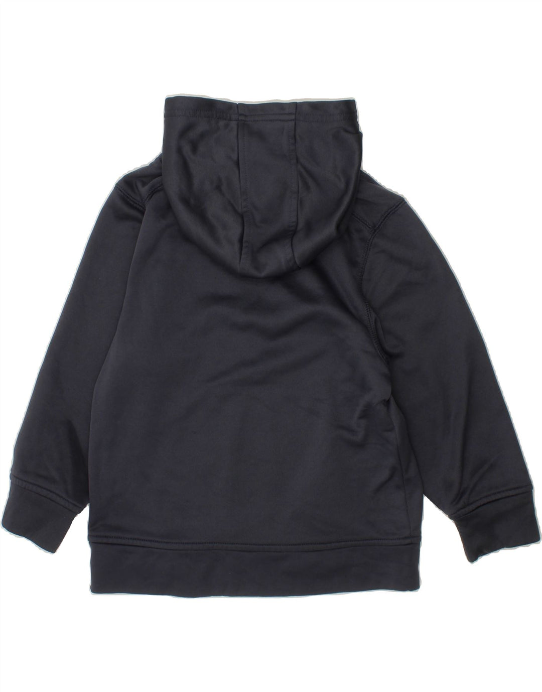 ADIDAS Boys Graphic Hoodie Jumper 5-6 Years Grey Polyester Vintage Adidas and Second-Hand Adidas from Messina Hembry 