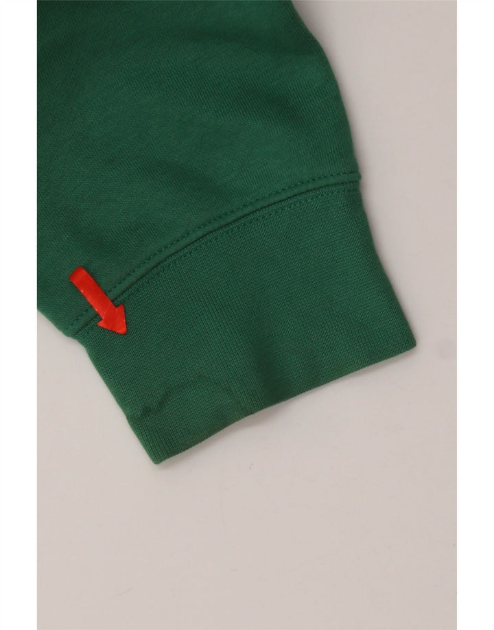 Nike Mens Hoodie Jumper Medium Green Cotton