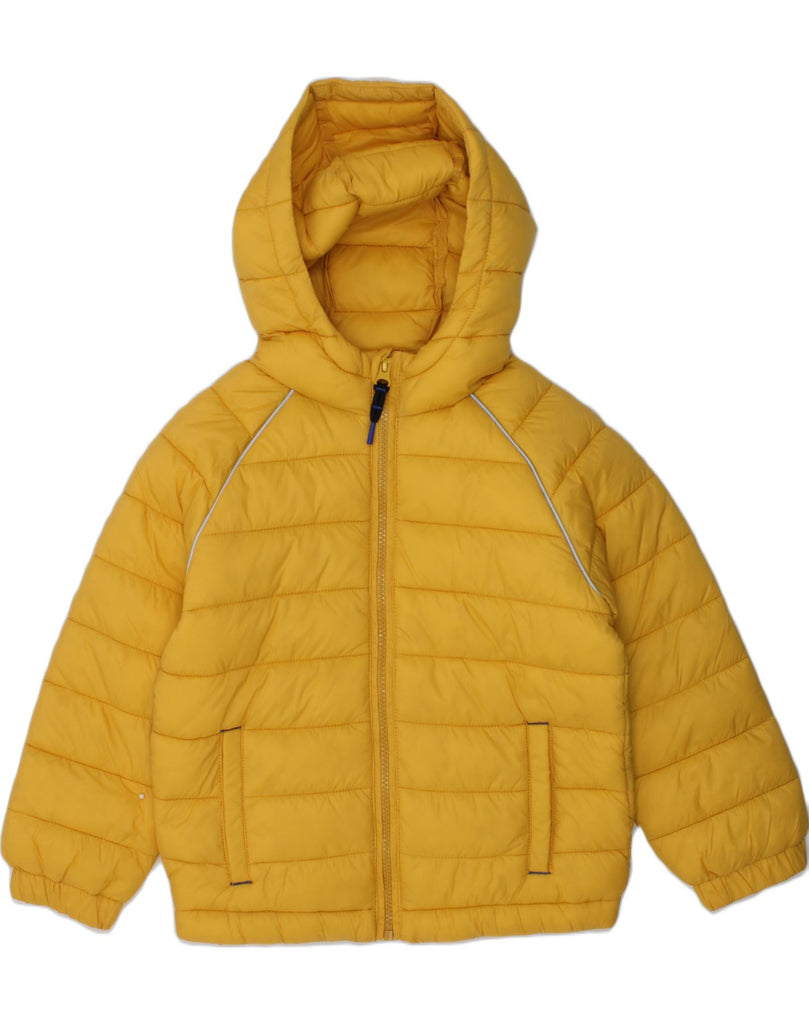 FAT FACE Girls Hooded Padded Jacket 5-6 Years Yellow Nylon | Vintage Fat Face | Thrift | Second-Hand Fat Face | Used Clothing | Messina Hembry 