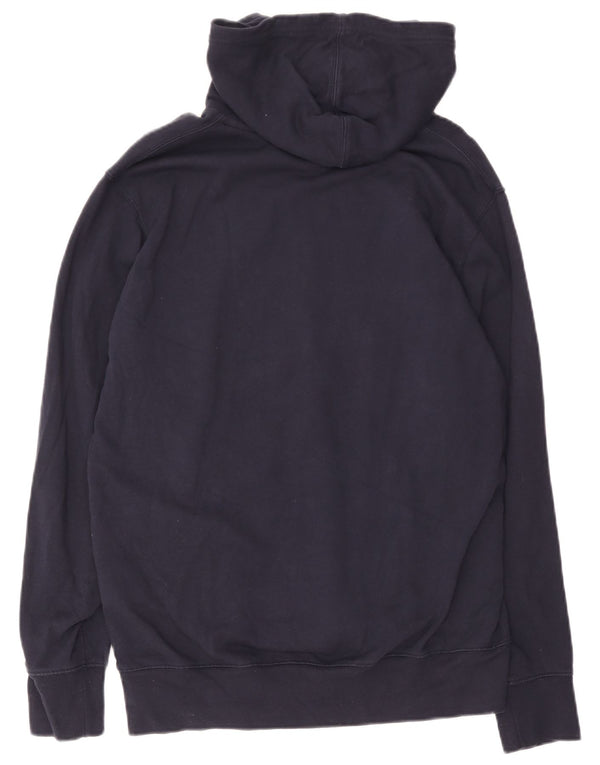 Levi's Mens Graphic Hoodie Jumper Large Navy Blue Cotton