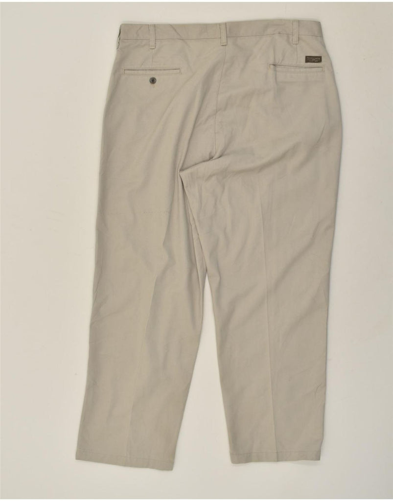 LEE Mens Straight Chino Trousers W40 L29  Beige Cotton | Vintage Lee | Thrift | Second-Hand Lee | Used Clothing | Messina Hembry 