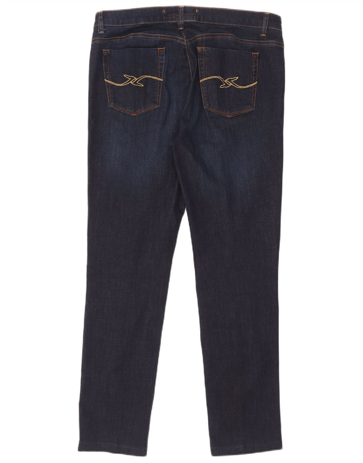 Trussardi Womens Slim Jeans W33 L30 Navy Blue