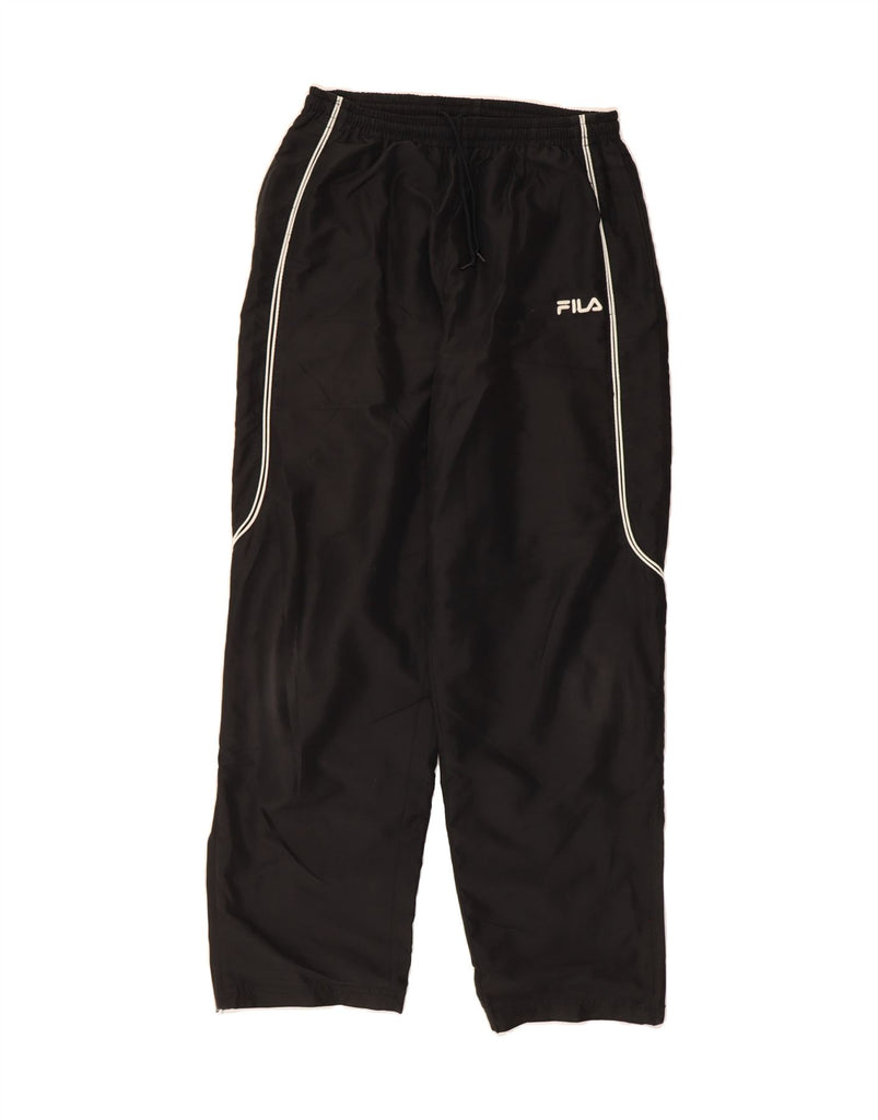 FILA Mens Tracksuit Trousers Large  Black Polyester Vintage Fila and Second-Hand Fila from Messina Hembry 
