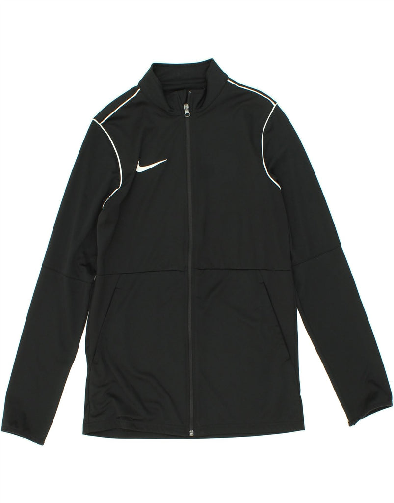 NIKE Womens Dri Fit Full Tracksuit UK 12 Medium Black Polyester Vintage Nike and Second-Hand Nike from Messina Hembry 