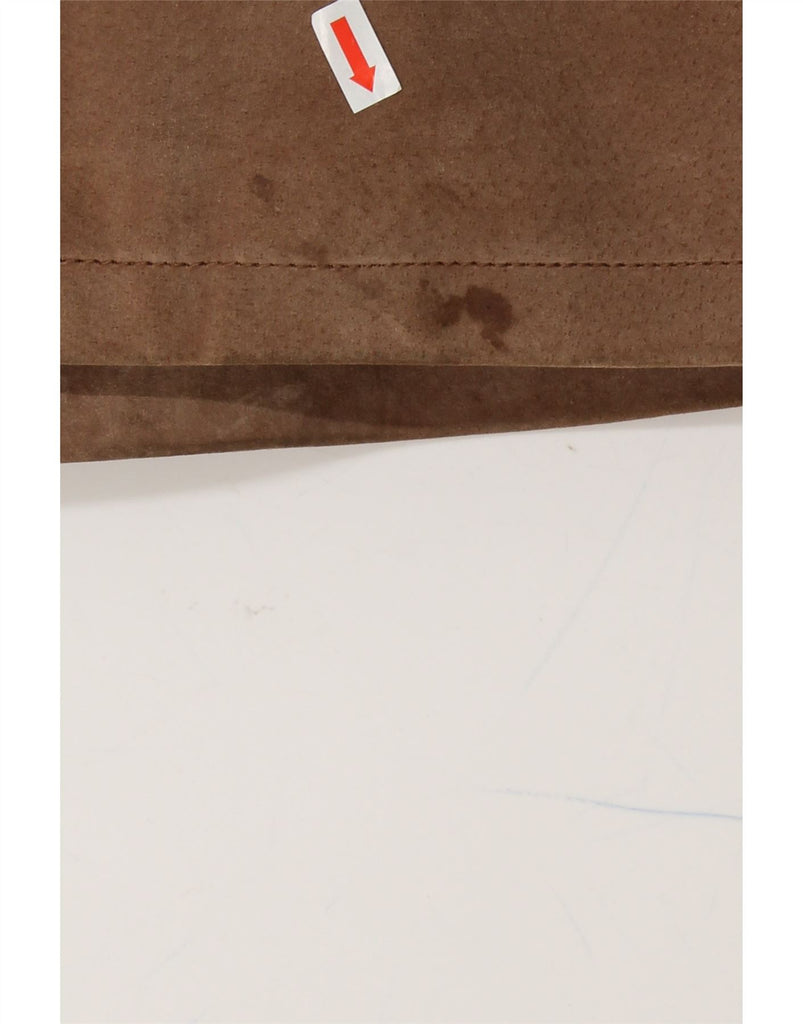 BEN SHERMAN Mens Sherpa Jacket UK 38 Medium Brown Leather Vintage Ben Sherman and Second-Hand Ben Sherman from Messina Hembry 