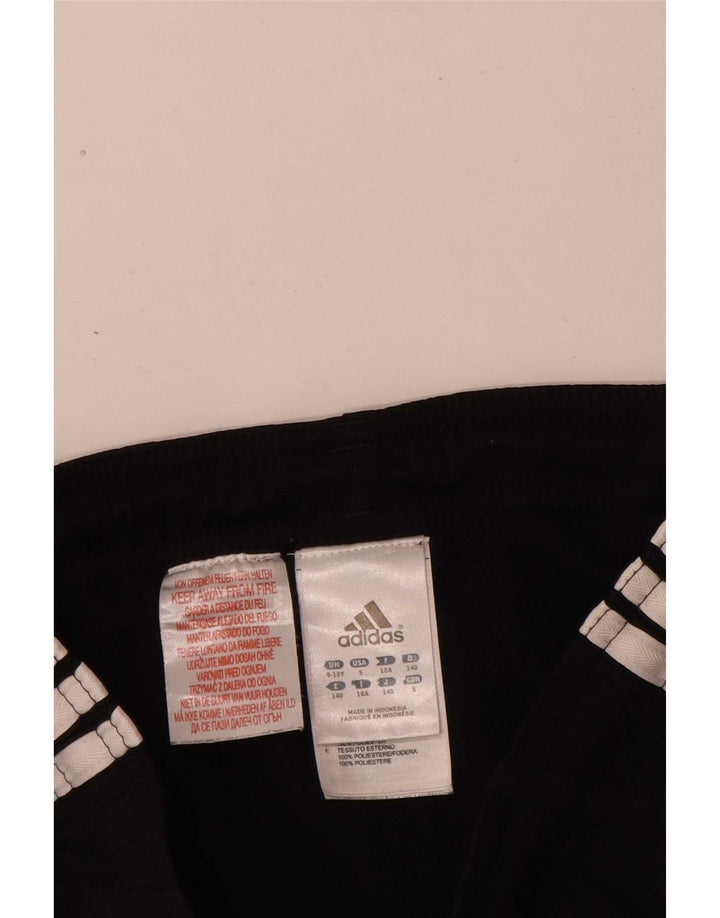 Adidas Boys Sport Shorts 9-10 Years Black Polyester