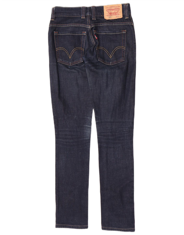 Levi's Womens 603 Slim Jeans W28 L31 Navy Blue Cotton