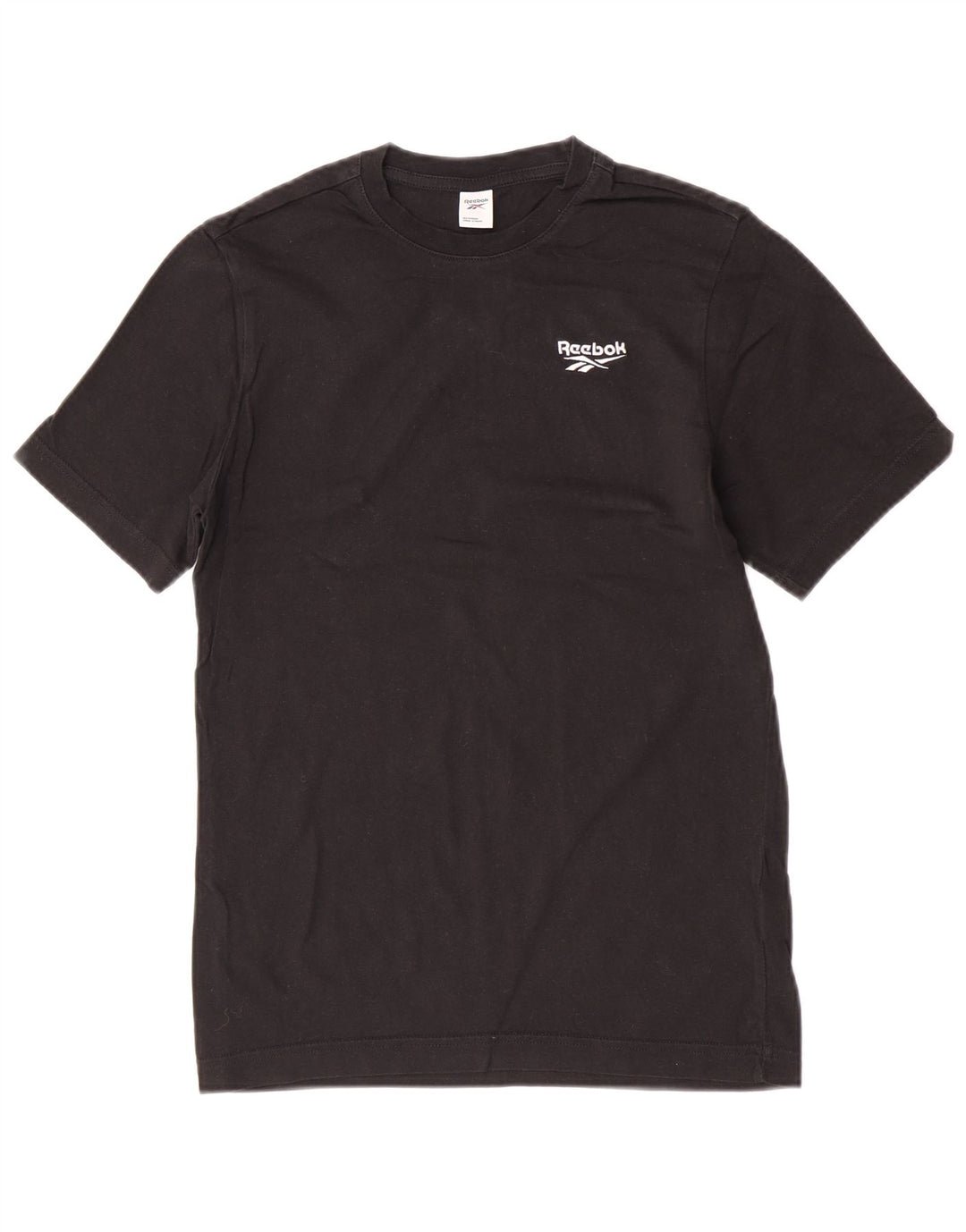 Reebok Mens T-Shirt Top XS Black Cotton