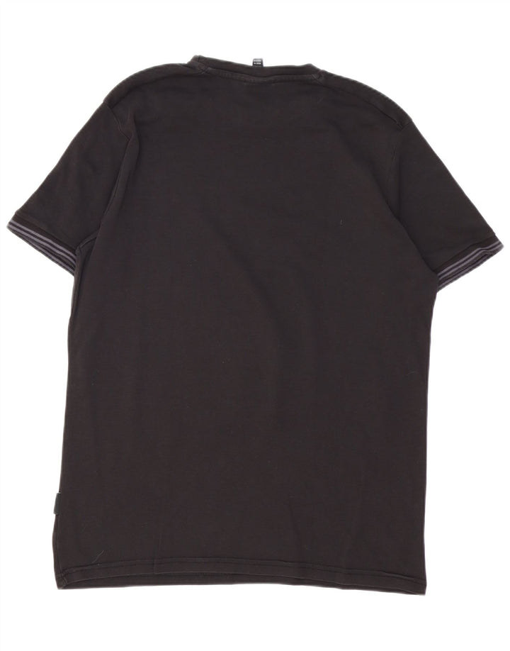 ELLESSE Mens T-Shirt Top Medium Black