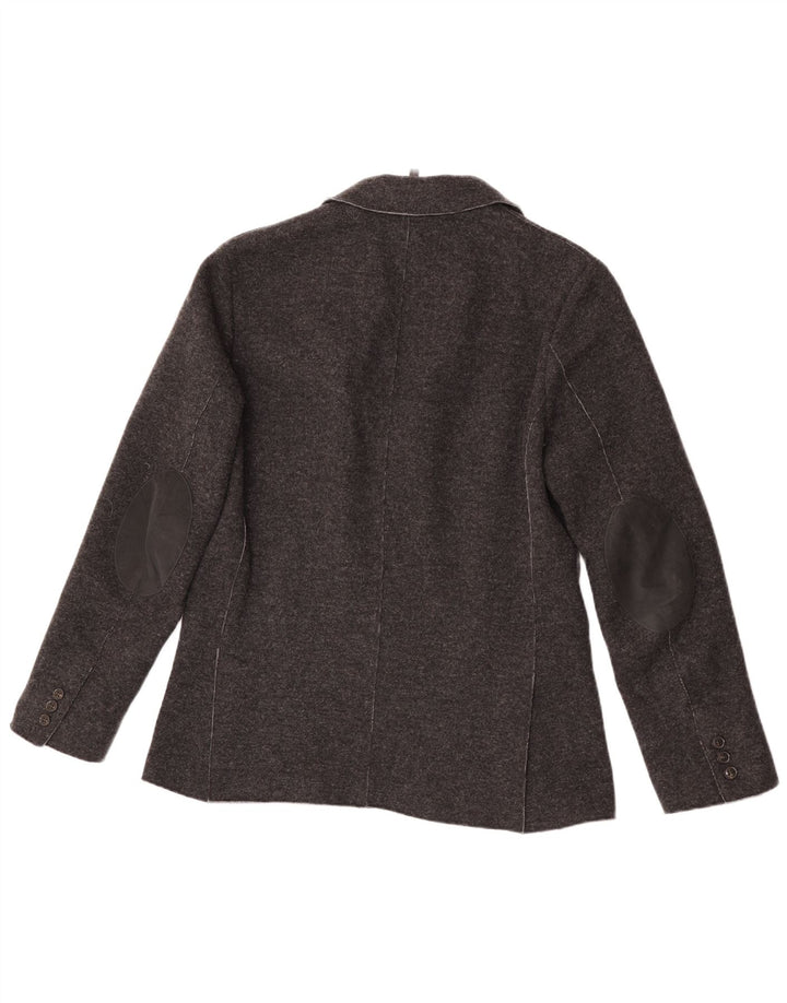 Cerruti 1881 Womens 3 Button Blazer Jacket IT 50 XL Grey Wool