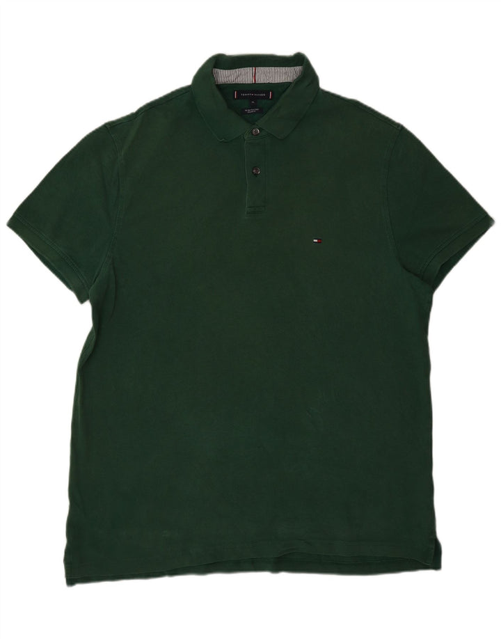 Tommy Hilfiger Mens Regular Fit Polo Shirt XL Green