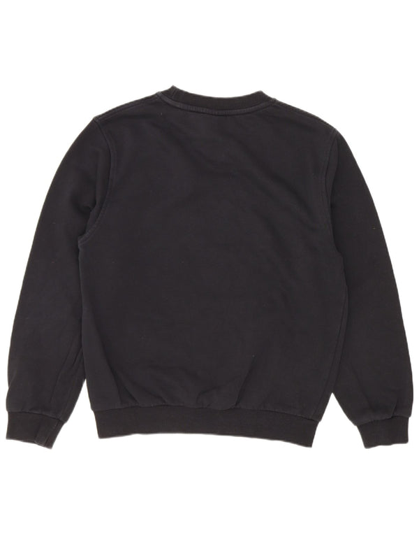 Adidas Boys Sweatshirt Jumper 12-13 Years Large Black Cotton