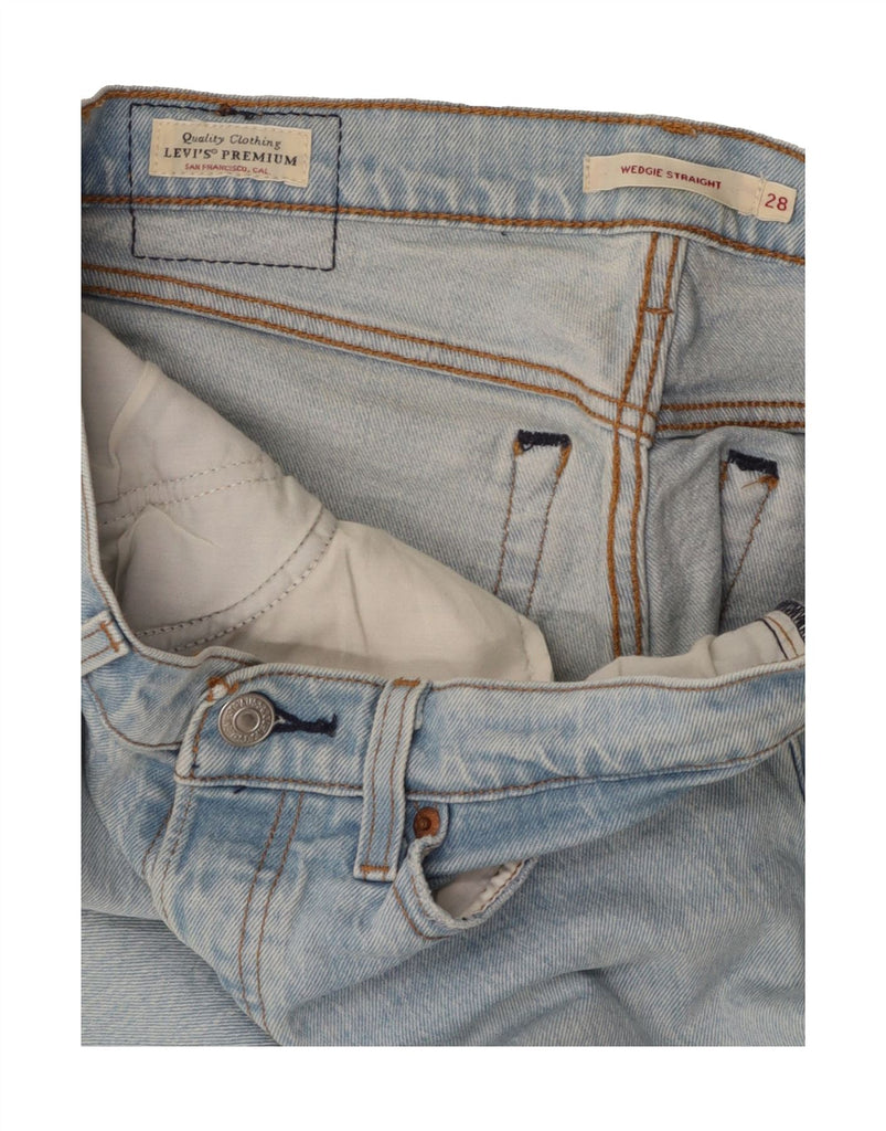 LEVI'S Womens Wedgie Cropped Jeans W28 L24 Blue Vintage Levi's and Second-Hand Levi's from Messina Hembry 