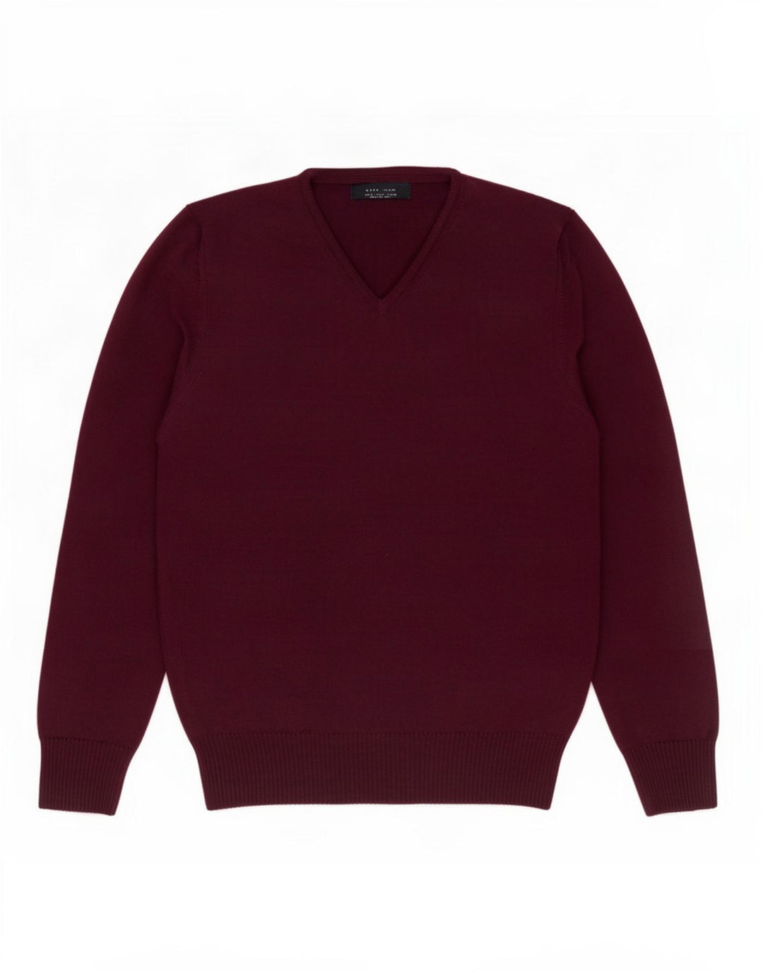 Zara Mens V-Neck Jumper Sweater Medium Purple