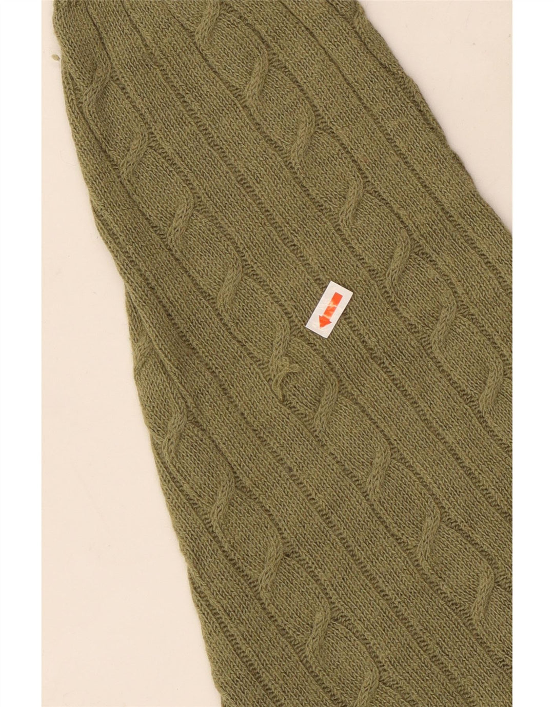 VINTAGE Mens V-Neck Jumper Sweater Large Khaki