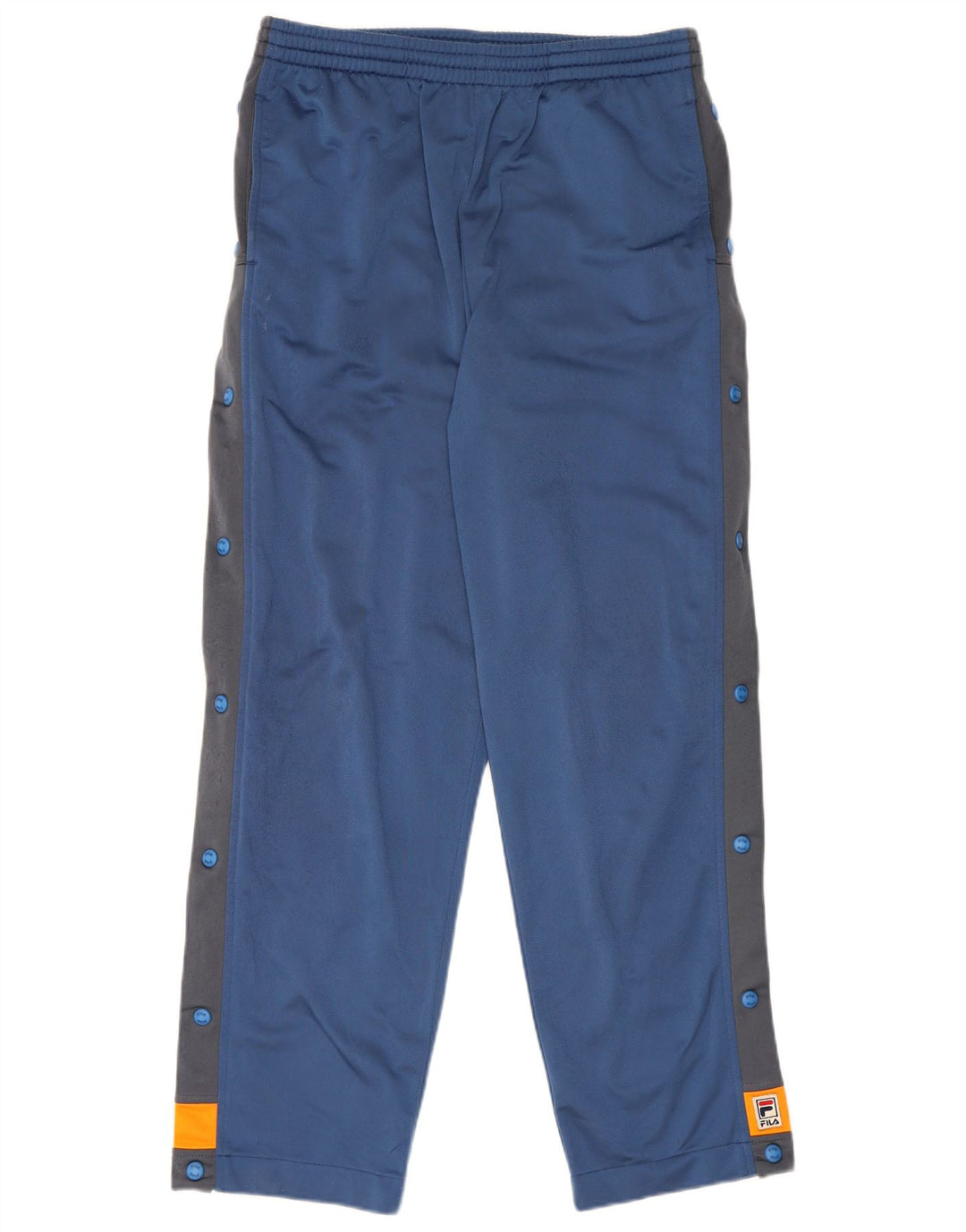 Fila Mens Tracksuit Trousers Medium Blue Colourblock Polyester