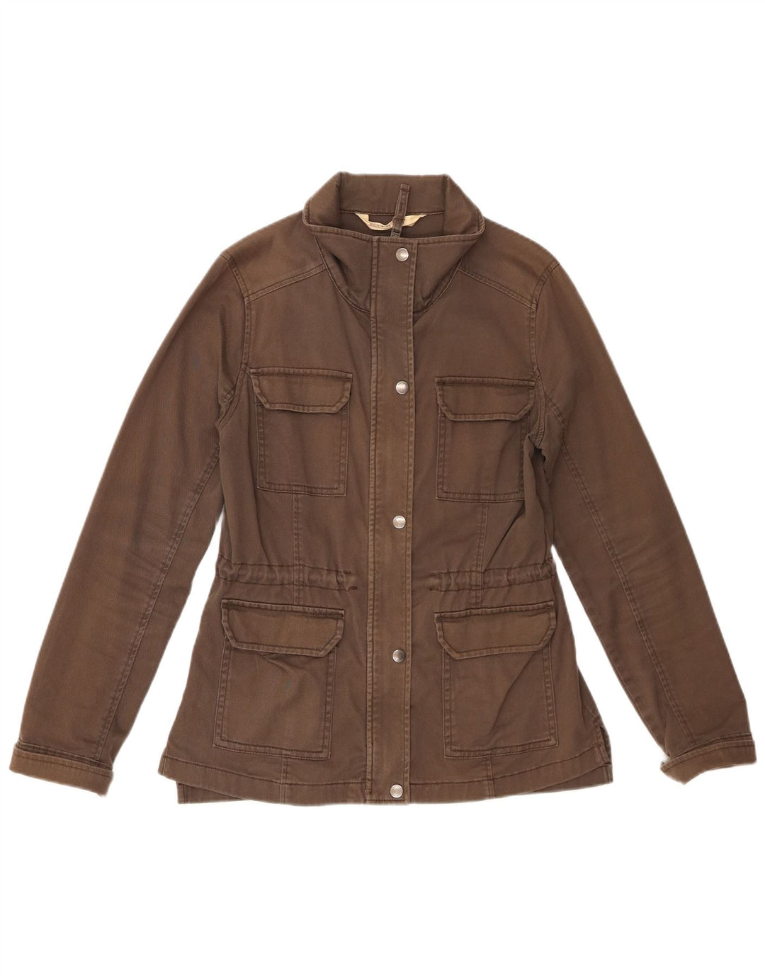 HOLLISTER Womens Utility Jacket UK 14 Medium Brown