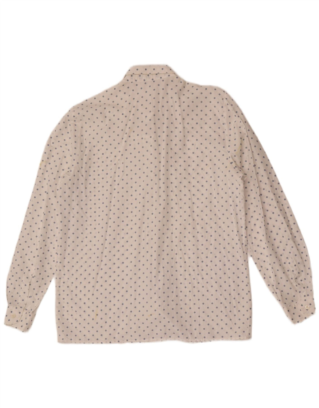 Emmanuel Schvili Womens Shirt UK 18 XL White Spotted