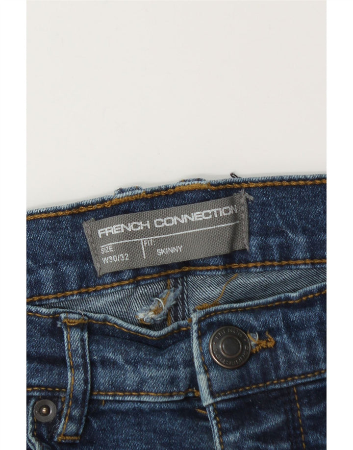 French Connection Womens Skinny Jeans W30 L32 Blue Cotton