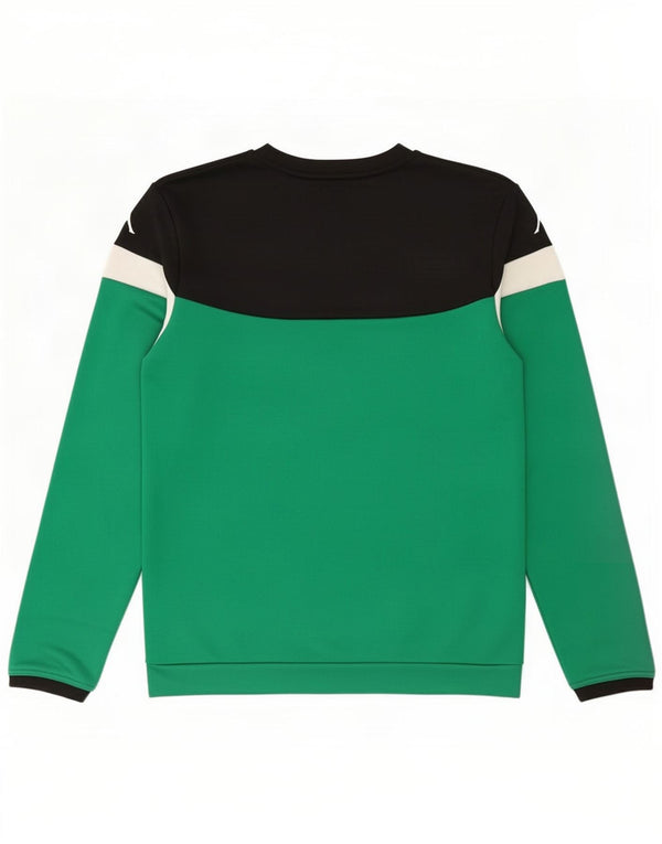 Kappa Mens Basketball Ireland Sweatshirt Jumper Medium Green Colourblock