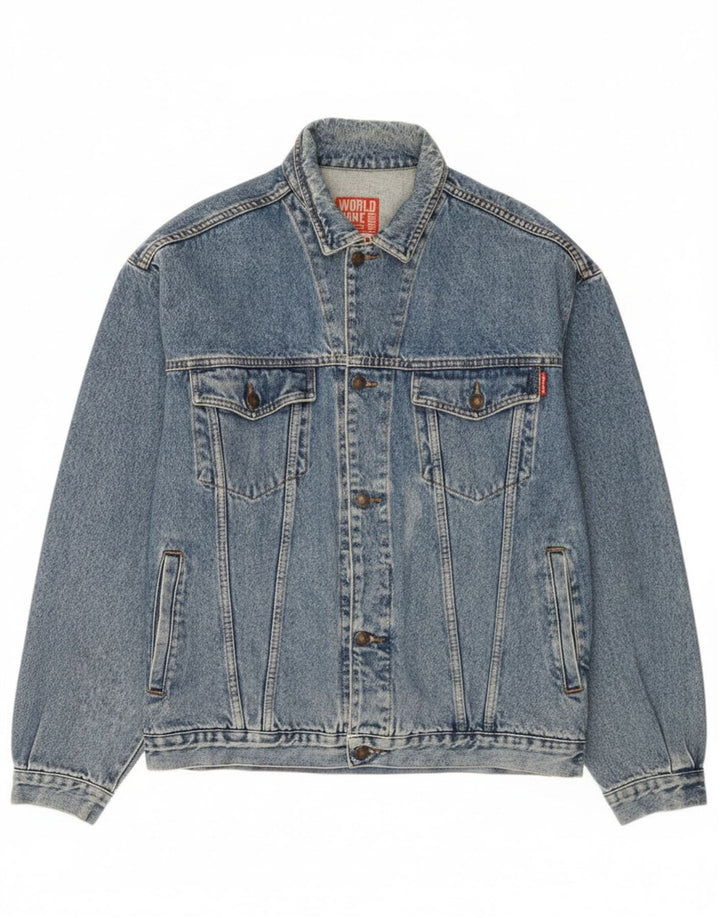 Casucci Mens Denim Jacket UK 42 XL Blue