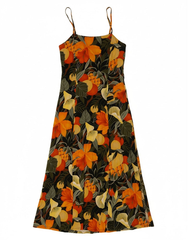 VINTAGE Womens Sundress EU 38 Medium Multicoloured Floral