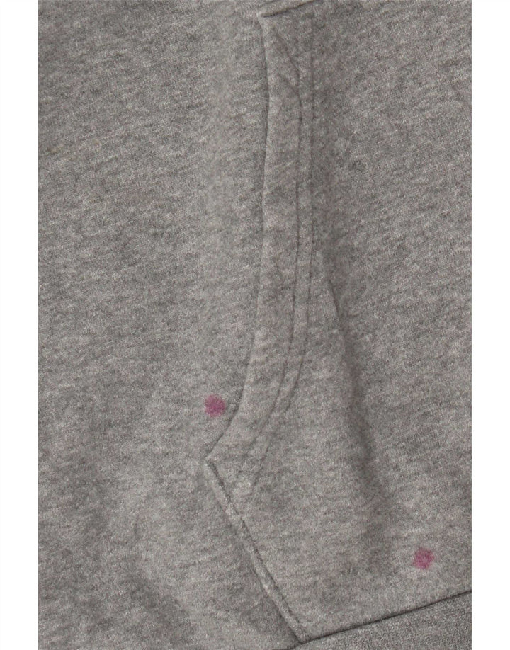 Under Armour Mens Zip Hoodie Sweater Large Grey Flecked Cotton