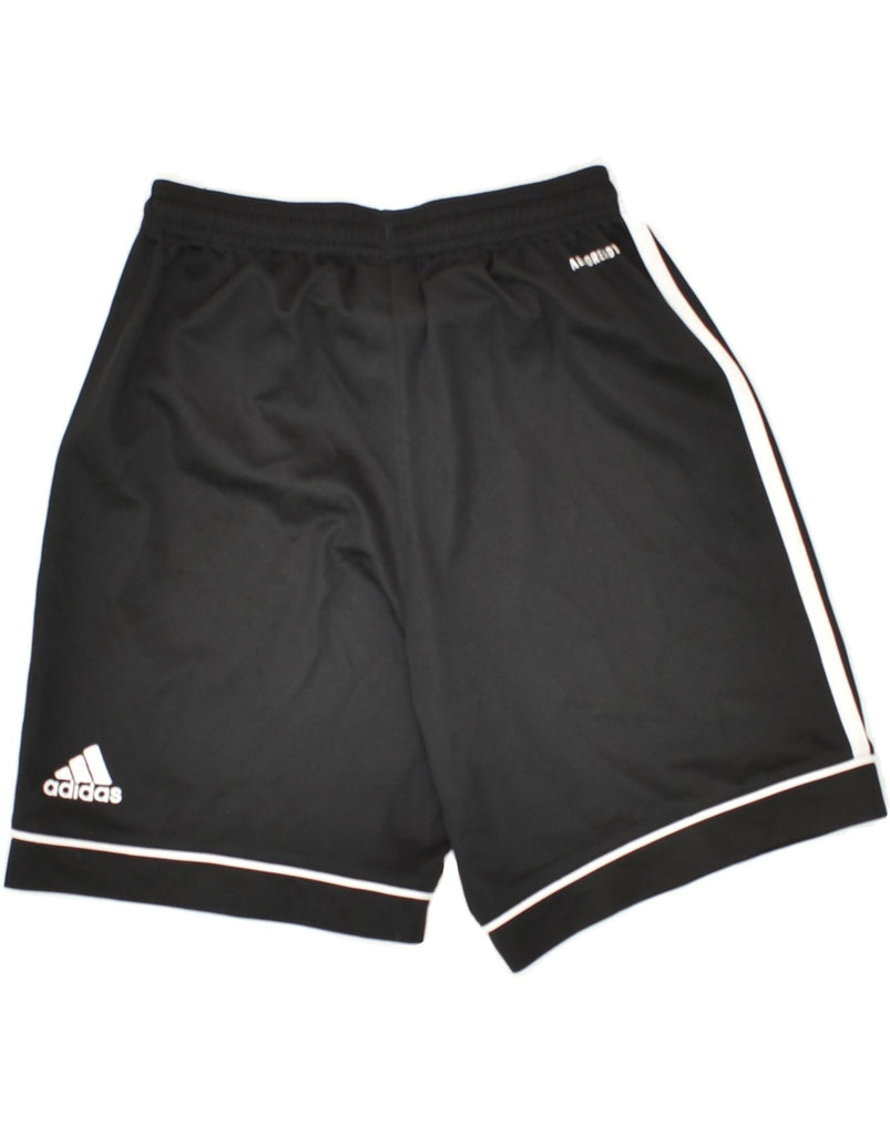 ADIDAS Boys Aeroready Sport Shorts 11-12 Years Black Polyester | Vintage Adidas | Thrift | Second-Hand Adidas | Used Clothing | Messina Hembry 