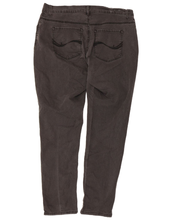 Lee Womens Easy Fit Skinny Jeans W38 L29 Grey Cotton