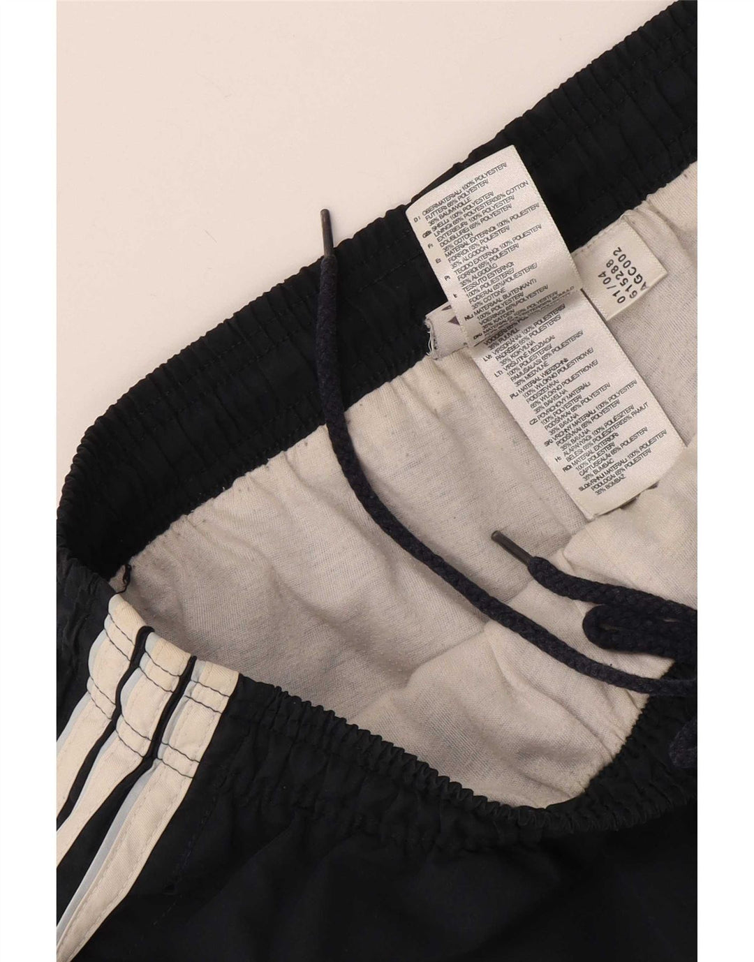 Adidas Mens Bermuda Sport Shorts Small  Black Polyester