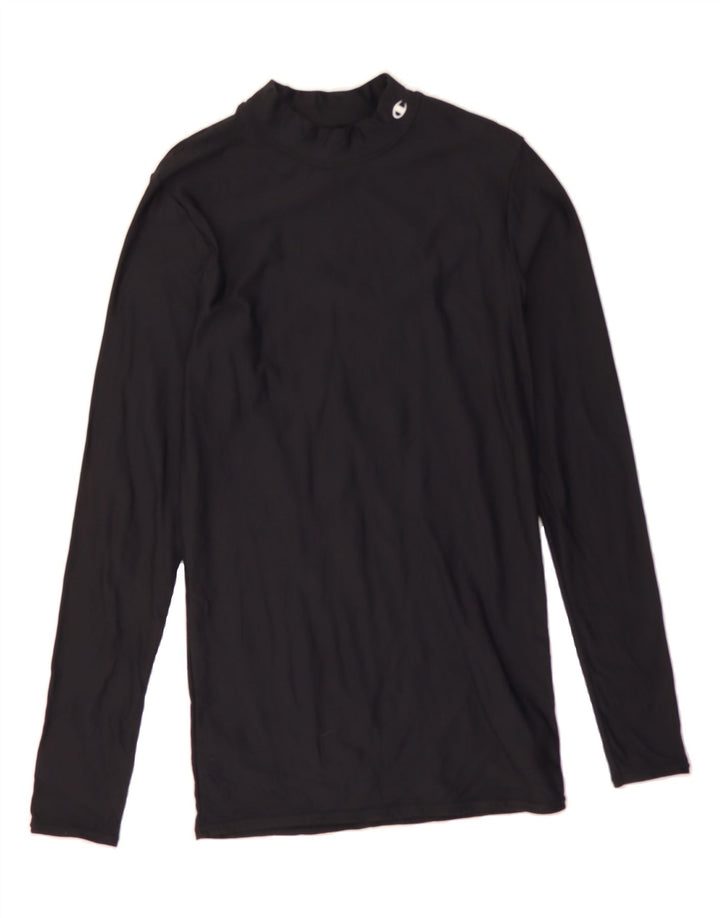 CHAMPION Mens Top Long Sleeve Small Black Nylon Vintage Champion and Second-Hand Champion from Messina Hembry 