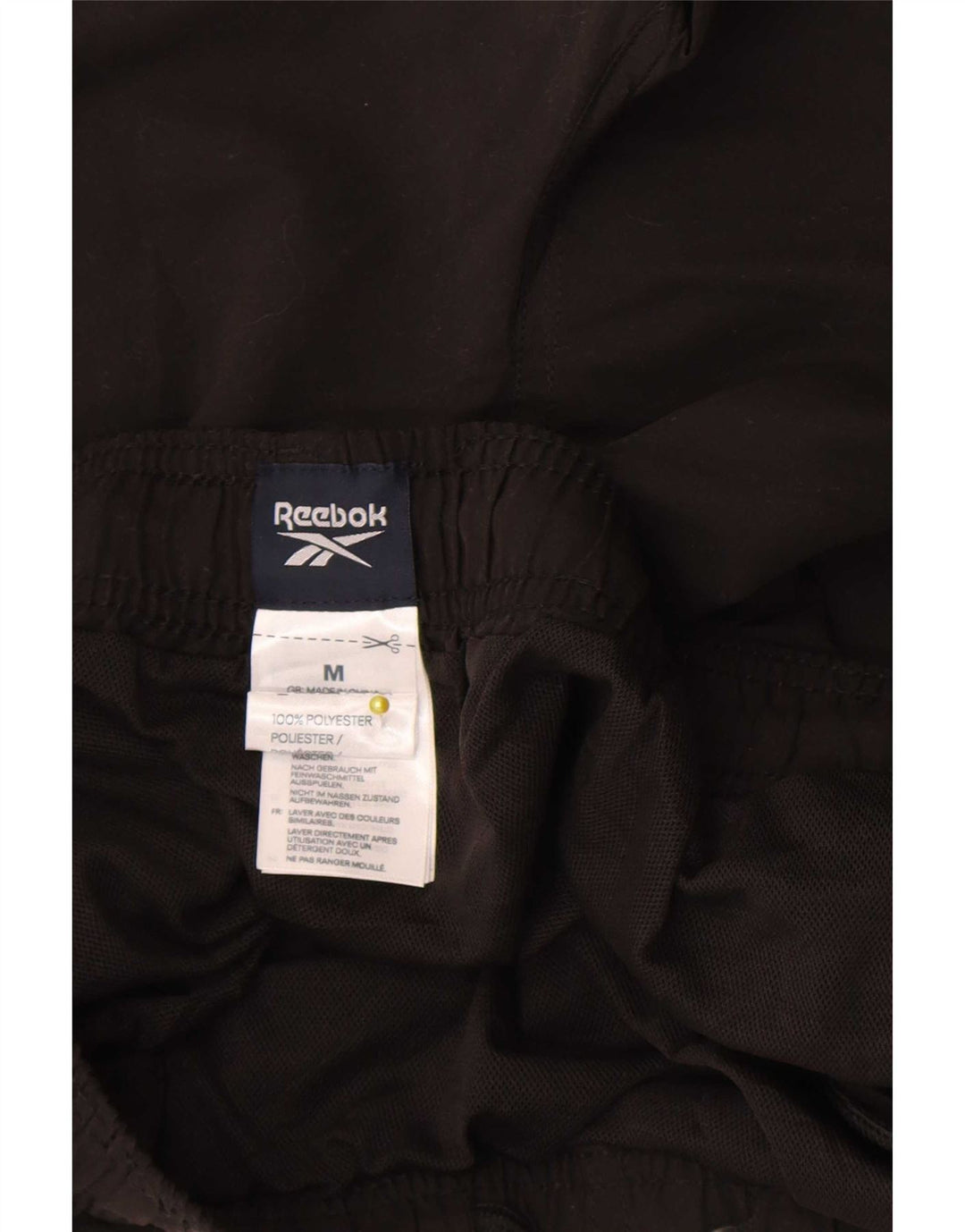 Reebok Mens Sport Shorts Medium Black Polyester