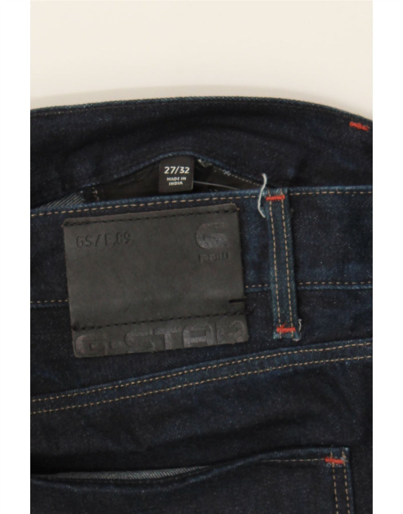 G-STAR Mens 3D Arc Banana Cropped Jeans W27 L26 Navy Blue Cotton Vintage G-Star and Second-Hand G-Star from Messina Hembry 