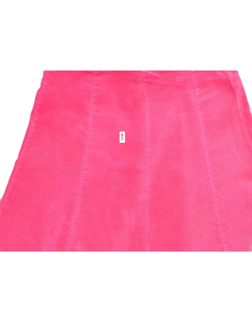 VINTAGE Womens A-Line Skirt Medium Pink Cotton | Vintage | Thrift | Second-Hand | Used Clothing | Messina Hembry 