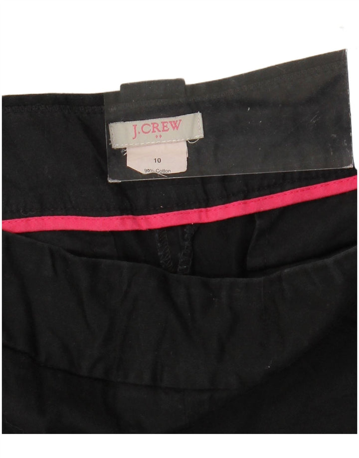 J. CREW Womens Chino Shorts US 10 Large W34  Black Cotton