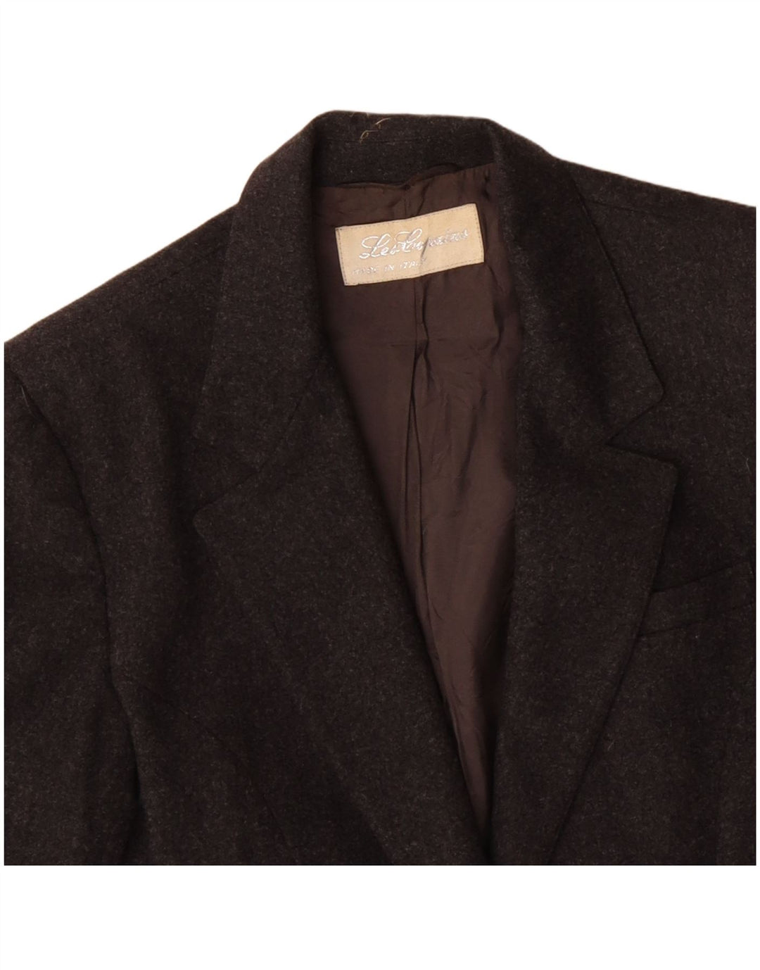 LES COPAINS Womens 2 Button Blazer Jacket UK 14 Medium Grey