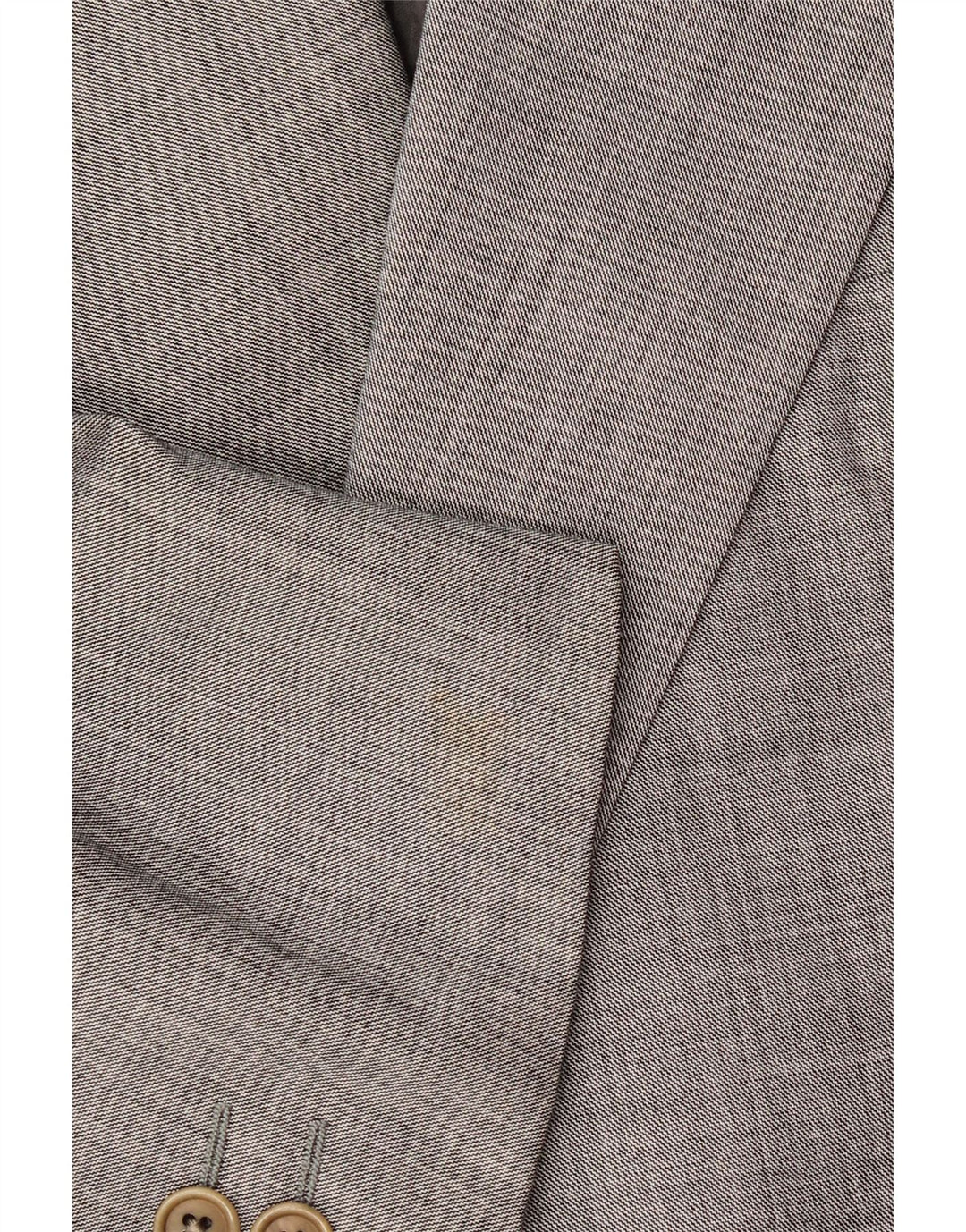 TRUSSARDI Mens Double Breasted Blazer Jacket IT 52 XL Grey Virgin Wool