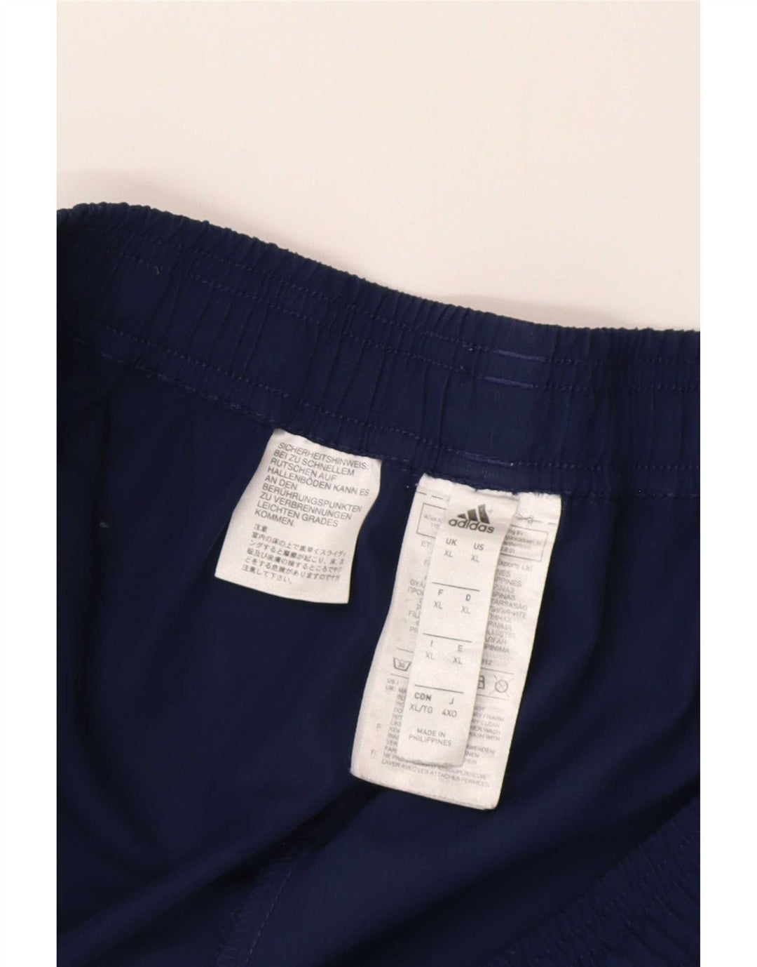 Adidas Mens Climalite Tracksuit Trousers XL Navy Blue Polyester