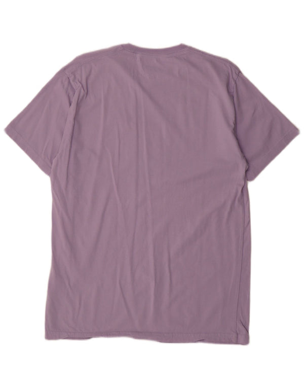 Vans Mens Classic Fit T-Shirt Top Medium Purple Cotton