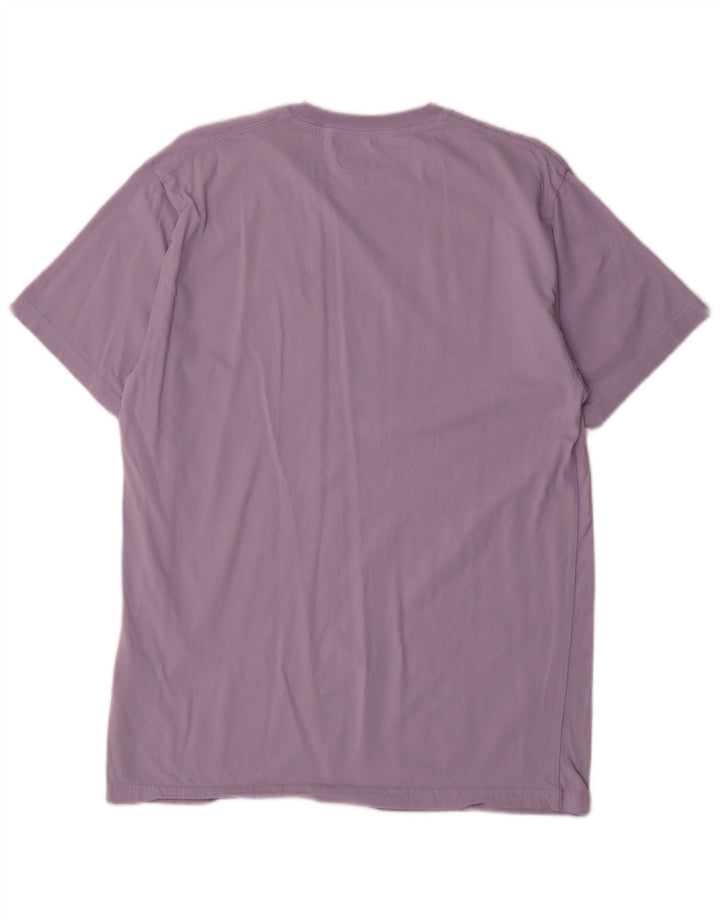 Vans Mens Classic Fit T-Shirt Top Medium Purple Cotton