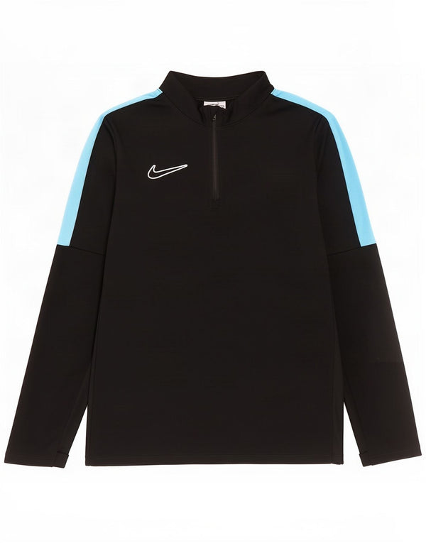 Nike Boys Dri Fit Pullover Tracksuit Top 11-12 Years Black Colourblock