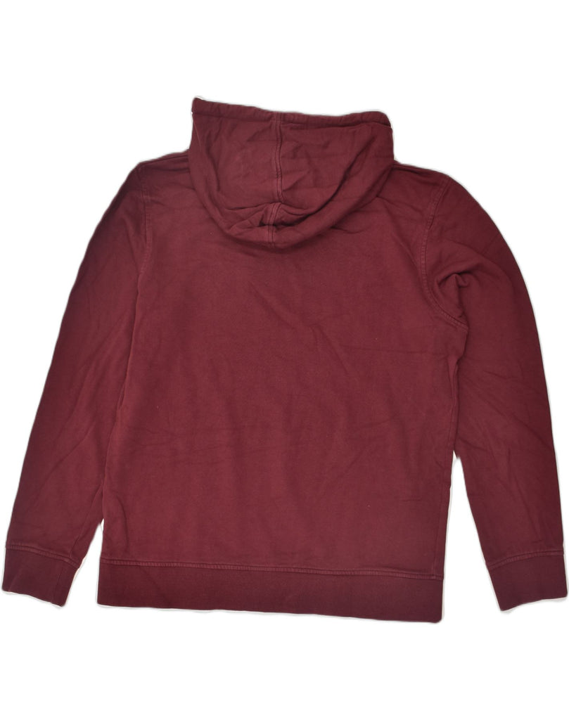 JACK & JONES Mens Slim Graphic Hoodie Jumper XL Burgundy Cotton | Vintage Jack & Jones | Thrift | Second-Hand Jack & Jones | Used Clothing | Messina Hembry 