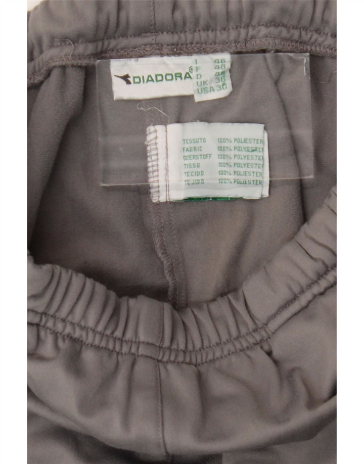 Diadora Mens Tracksuit Trousers Large  Grey Polyester