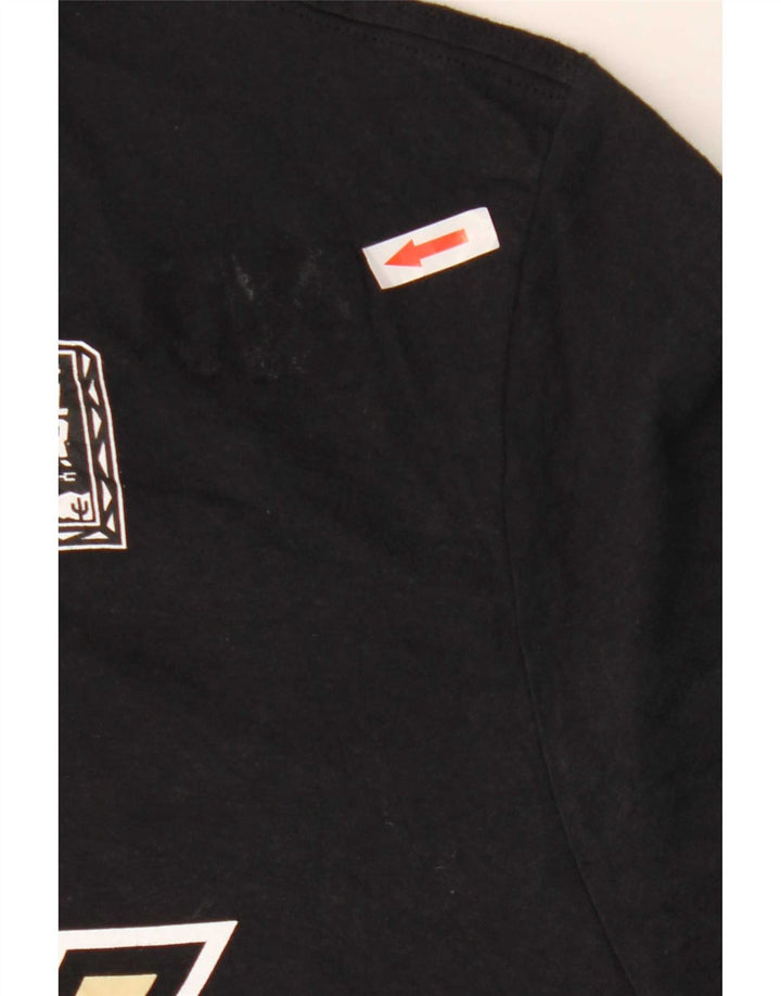 Nike Mens Graphic T-Shirt Top 2XL Black Cotton