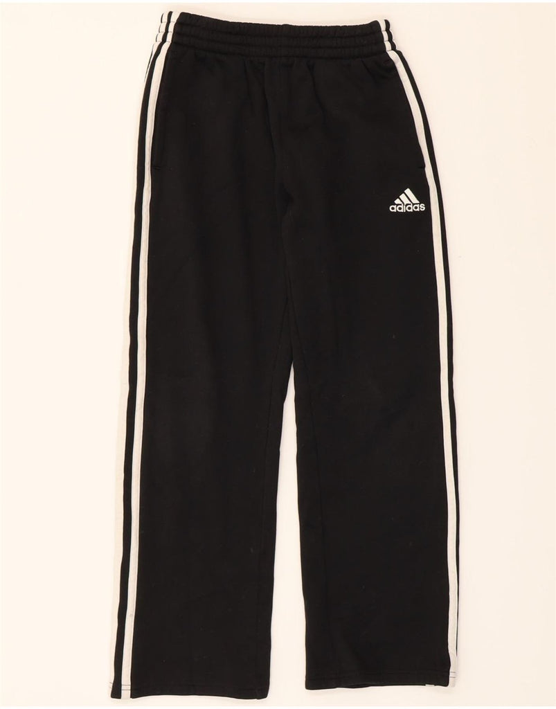 ADIDAS Boys Tracksuit Trousers 9-10 Years  Black Vintage Adidas and Second-Hand Adidas from Messina Hembry 