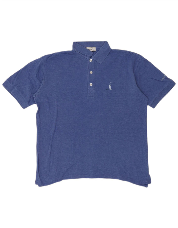SERGIO TACCHINI Mens Polo Shirt Large Blue