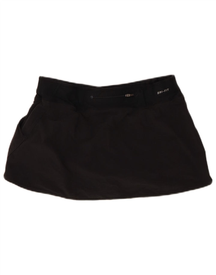 Nike Womens Dri Fit Skort UK 14 Medium  Black Polyester
